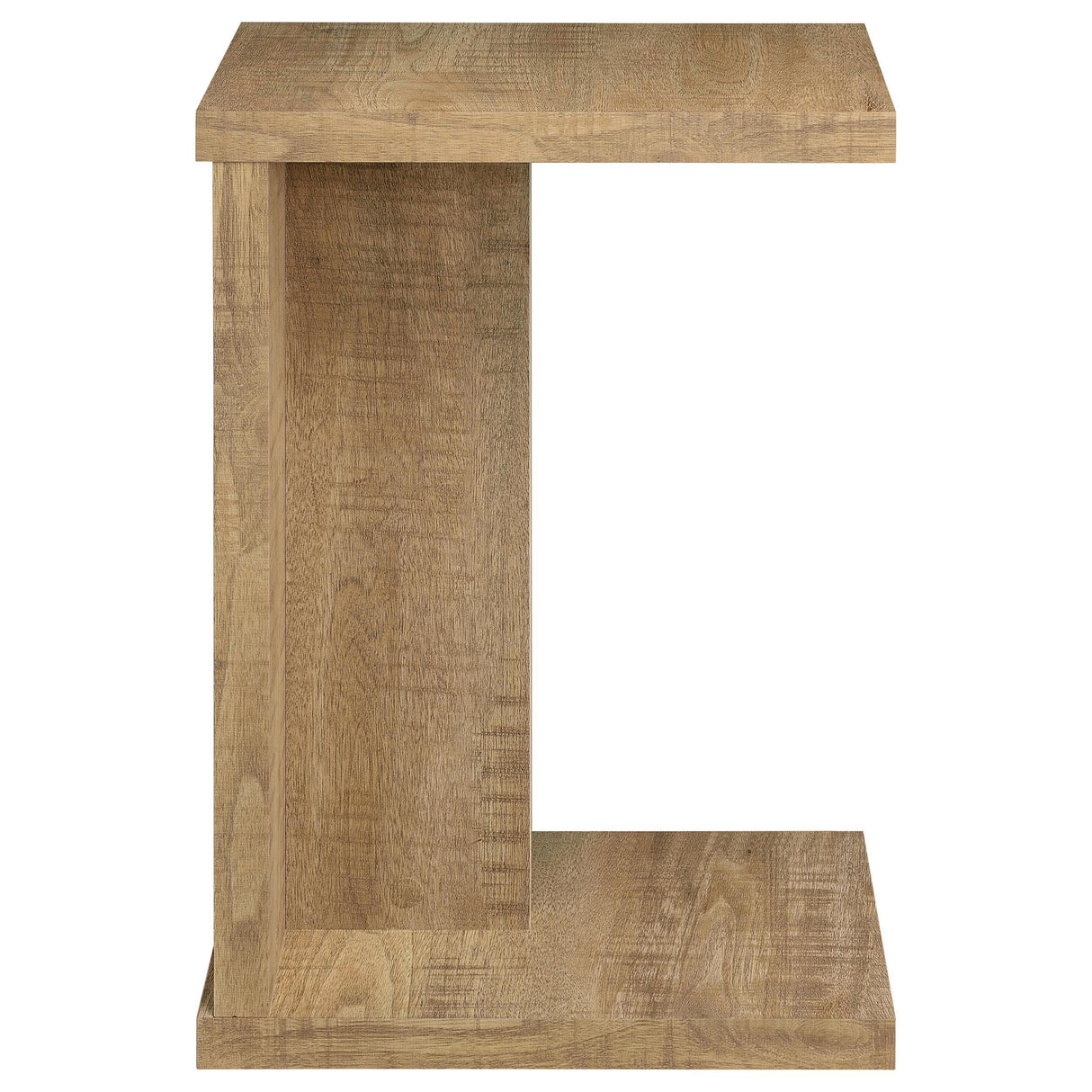 Clower Mango Engineered Wood C-Shaped Sofa Side Table from Coaster - Luna Furniture