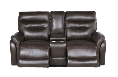 Fortuna Coffee Dual Power Reclining Loveseat from Steve Silver - Luna Furniture