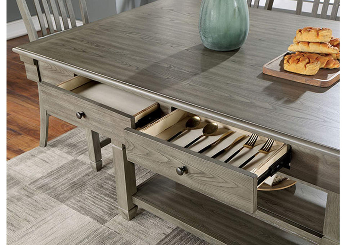 Anaya Gray 7-Piece Counter Hight Set