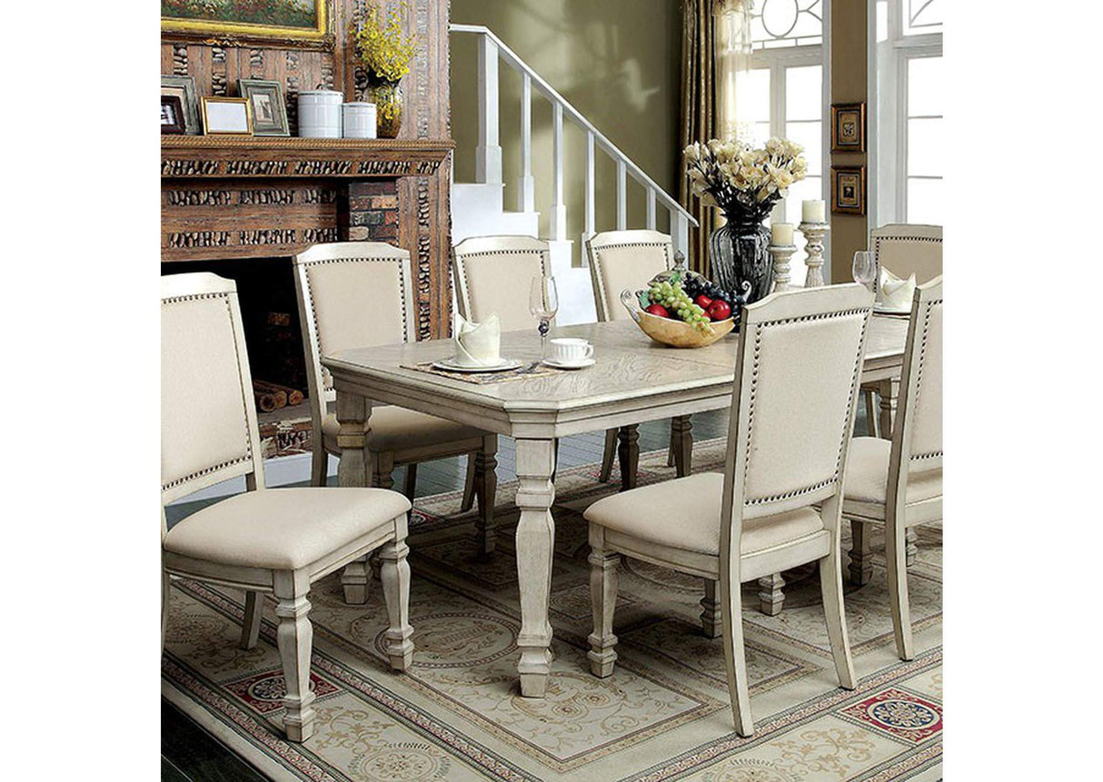 Holcroft Antique White/Ivory 9-Piece Dining Room Set