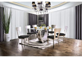 Nova Silver/Black 7-Piece Dining Room Set
