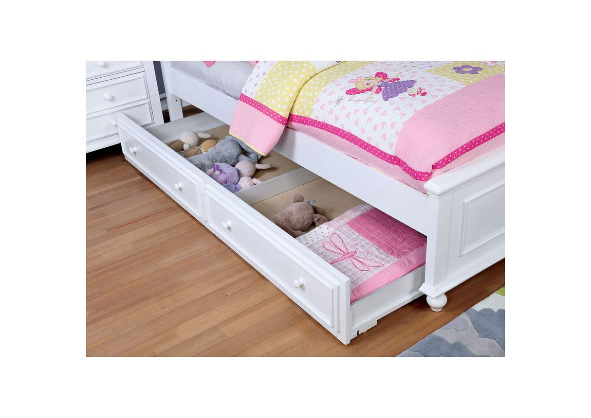 Olivia White 4-Piece Full Bedroom Set
