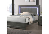 Alison Metallic Gray 5-Piece Queen Bedroom Set