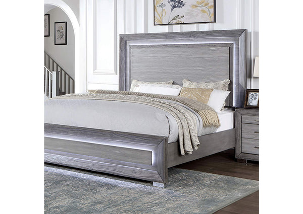 Raiden Gray California King Bed