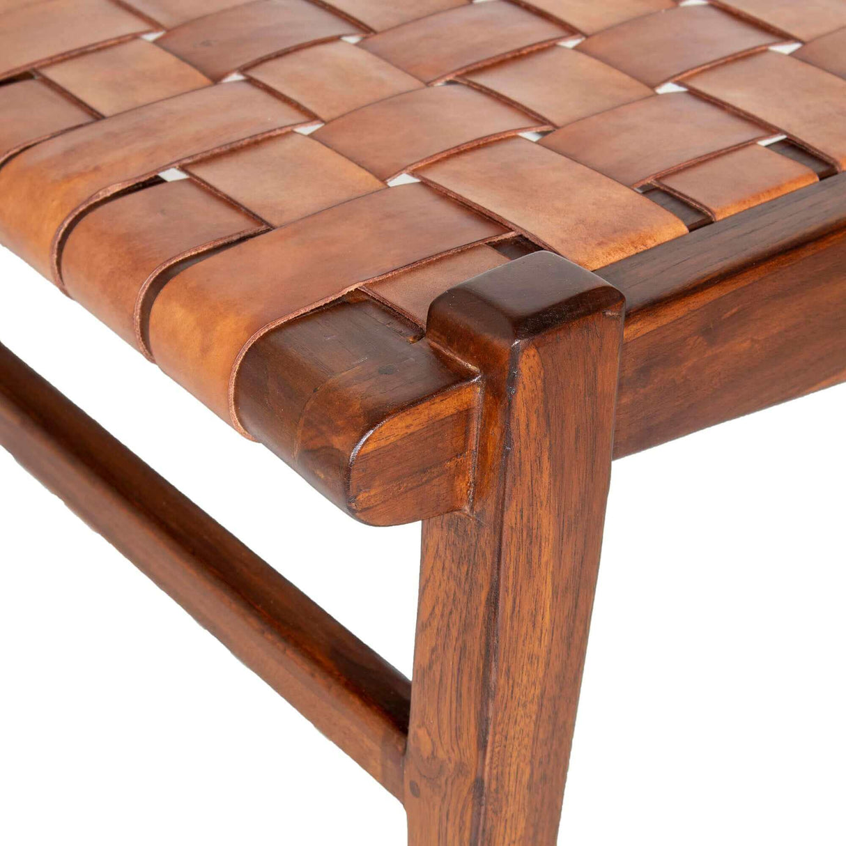 Cody Tan Leather Bench from Midinmod - Luna Furniture