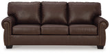 Colleton Sofa, Loveseat and Recliner in Dark Brown from Ashley Furniture - Luna Furniture