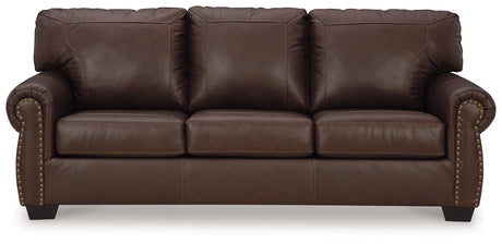 Colleton Sofa, Loveseat and Recliner in Dark Brown from Ashley Furniture - Luna Furniture