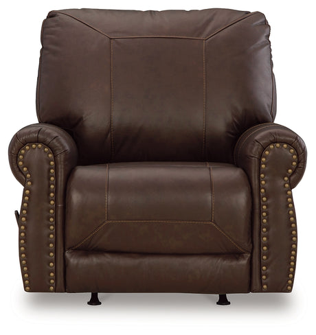 Colleton Sofa, Loveseat and Recliner in Dark Brown from Ashley Furniture - Luna Furniture