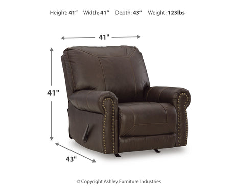 Colleton Sofa, Loveseat and Recliner in Dark Brown from Ashley Furniture - Luna Furniture