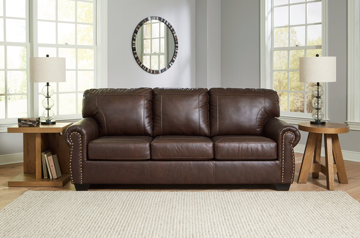 Colleton Sofa, Loveseat and Recliner in Dark Brown from Ashley Furniture - Luna Furniture