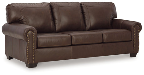 Colleton Sofa, Loveseat and Recliner in Dark Brown from Ashley Furniture - Luna Furniture
