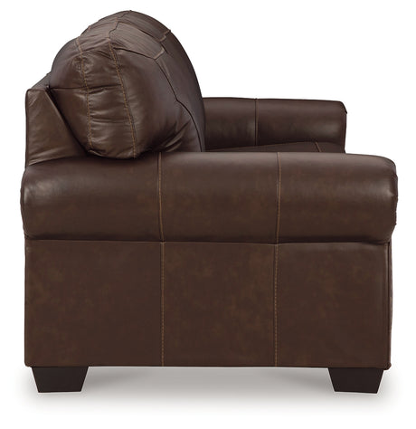 Colleton Sofa, Loveseat and Recliner in Dark Brown from Ashley Furniture - Luna Furniture