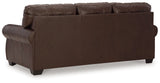 Colleton Sofa, Loveseat and Recliner in Dark Brown from Ashley Furniture - Luna Furniture