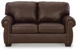 Colleton Sofa, Loveseat and Recliner in Dark Brown from Ashley Furniture - Luna Furniture