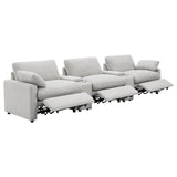 Collins Gray 5-Piece Power Reclining Home Theater Seating from Coaster - Luna Furniture