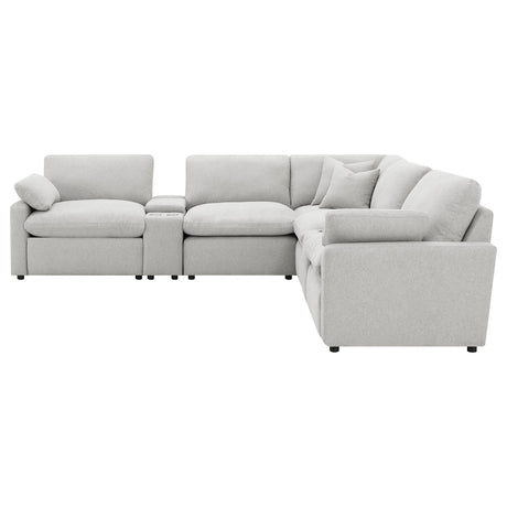 Collins Gray 7-Piece Modular Power Reclining Sectional from Coaster - Luna Furniture