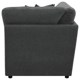 Collins Modular Corner Chair Dark Grey from Coaster - Luna Furniture