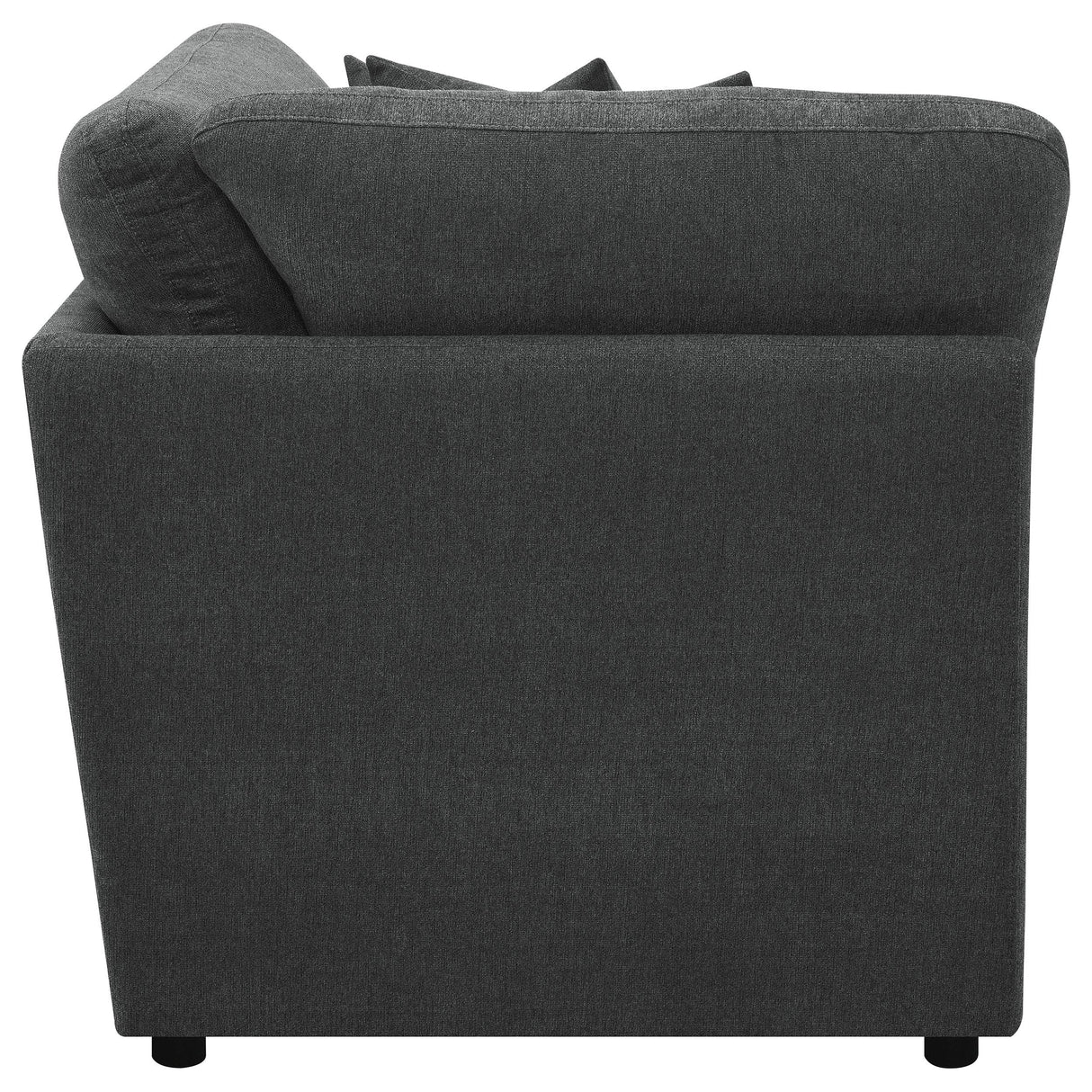 Collins Modular Corner Chair Dark Grey from Coaster - Luna Furniture