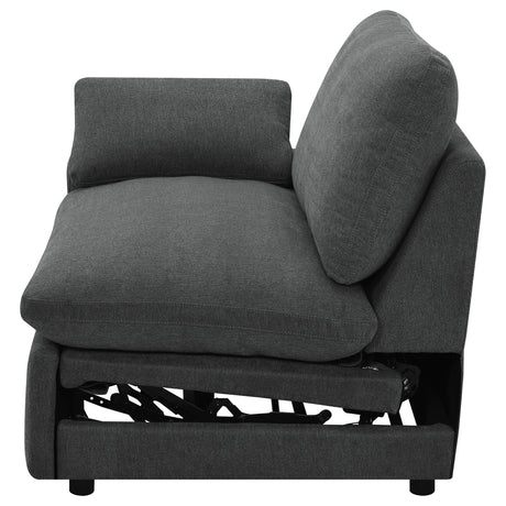Collins Modular LAF Power Recliner Dark Grey from Coaster - Luna Furniture