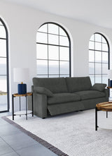 Collins Dark Gray Modular Power Reclining Loveseat from Coaster - Luna Furniture