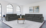 Collins Dark Gray Modular Power Reclining Loveseat from Coaster - Luna Furniture