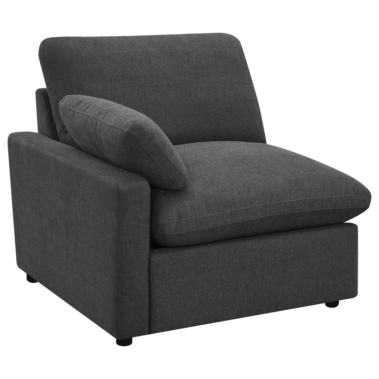 Collins Dark Gray Modular Power Reclining Loveseat from Coaster - Luna Furniture
