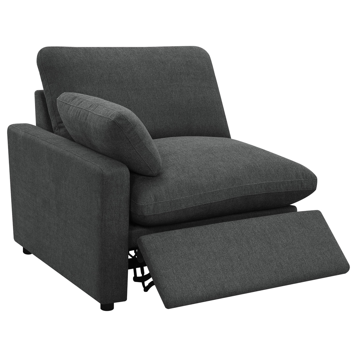 Collins Dark Gray Modular Power Reclining Loveseat from Coaster - Luna Furniture