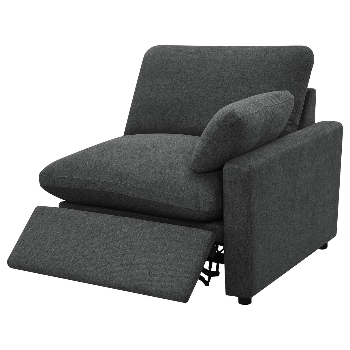 Collins Dark Gray Modular Power Reclining Loveseat from Coaster - Luna Furniture