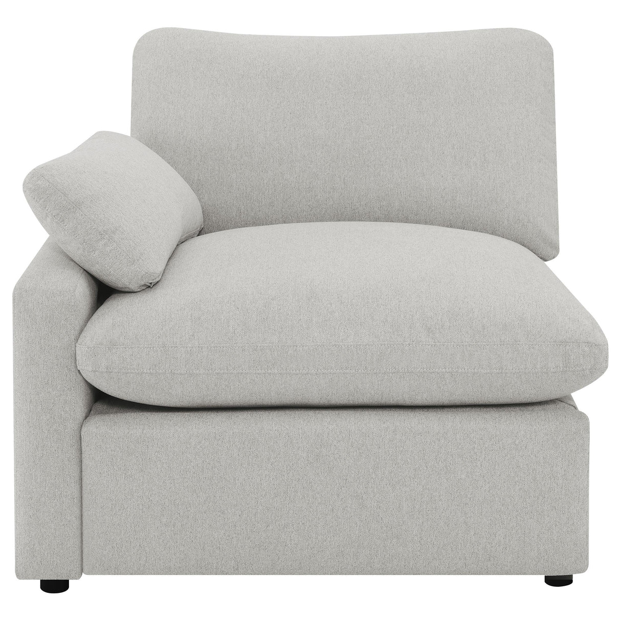 Collins Upholstered LAF Power Recliner Grey from Coaster - Luna Furniture