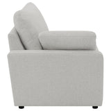Collins Upholstered LAF Power Recliner Grey from Coaster - Luna Furniture