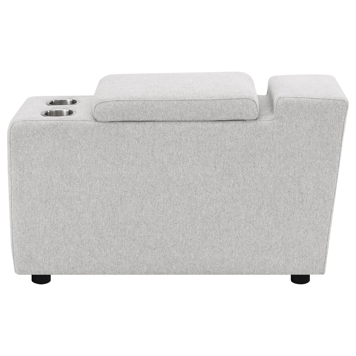 Collins Upholstered Modular Storage Console Grey from Coaster - Luna Furniture