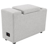 Collins Upholstered Modular Storage Console Grey from Coaster - Luna Furniture