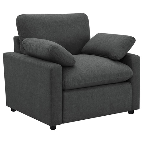 Collins Dark Gray Power Recliner Chair from Coaster - Luna Furniture