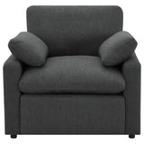 Collins Dark Gray Power Recliner Chair from Coaster - Luna Furniture
