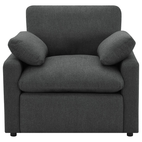Collins Dark Gray Power Recliner Chair from Coaster - Luna Furniture