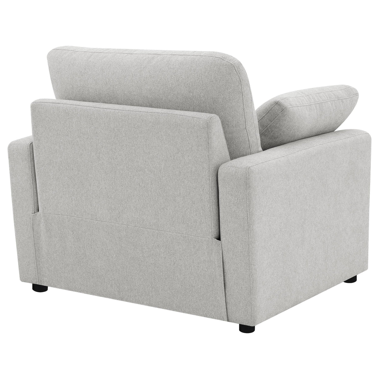 Collins Gray Upholstered Power Recliner Chair from Coaster - Luna Furniture