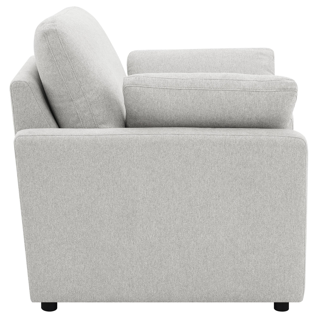 Collins Gray Upholstered Power Recliner Chair from Coaster - Luna Furniture