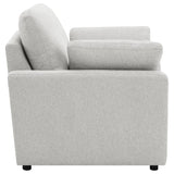 Collins Gray Upholstered Power Recliner Chair from Coaster - Luna Furniture