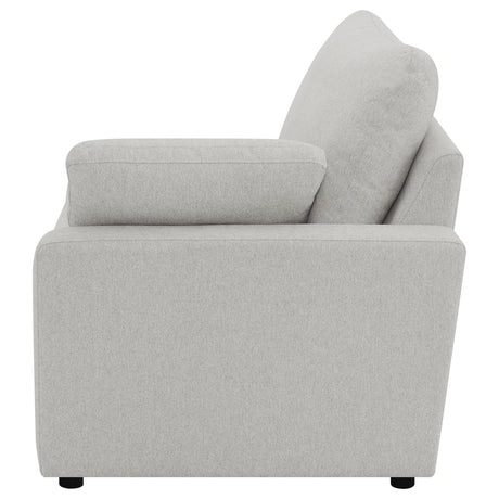Collins Upholstered RAF Power Recliner Grey from Coaster - Luna Furniture