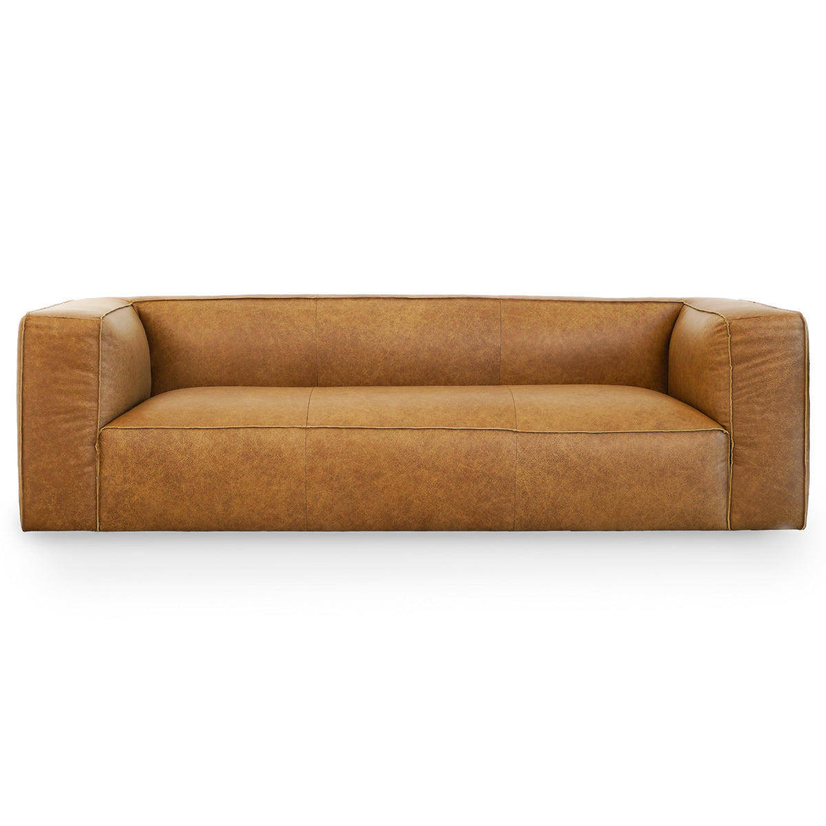 Colton Tan Leather Sofa from Ashcroft Furniture - Luna Furniture