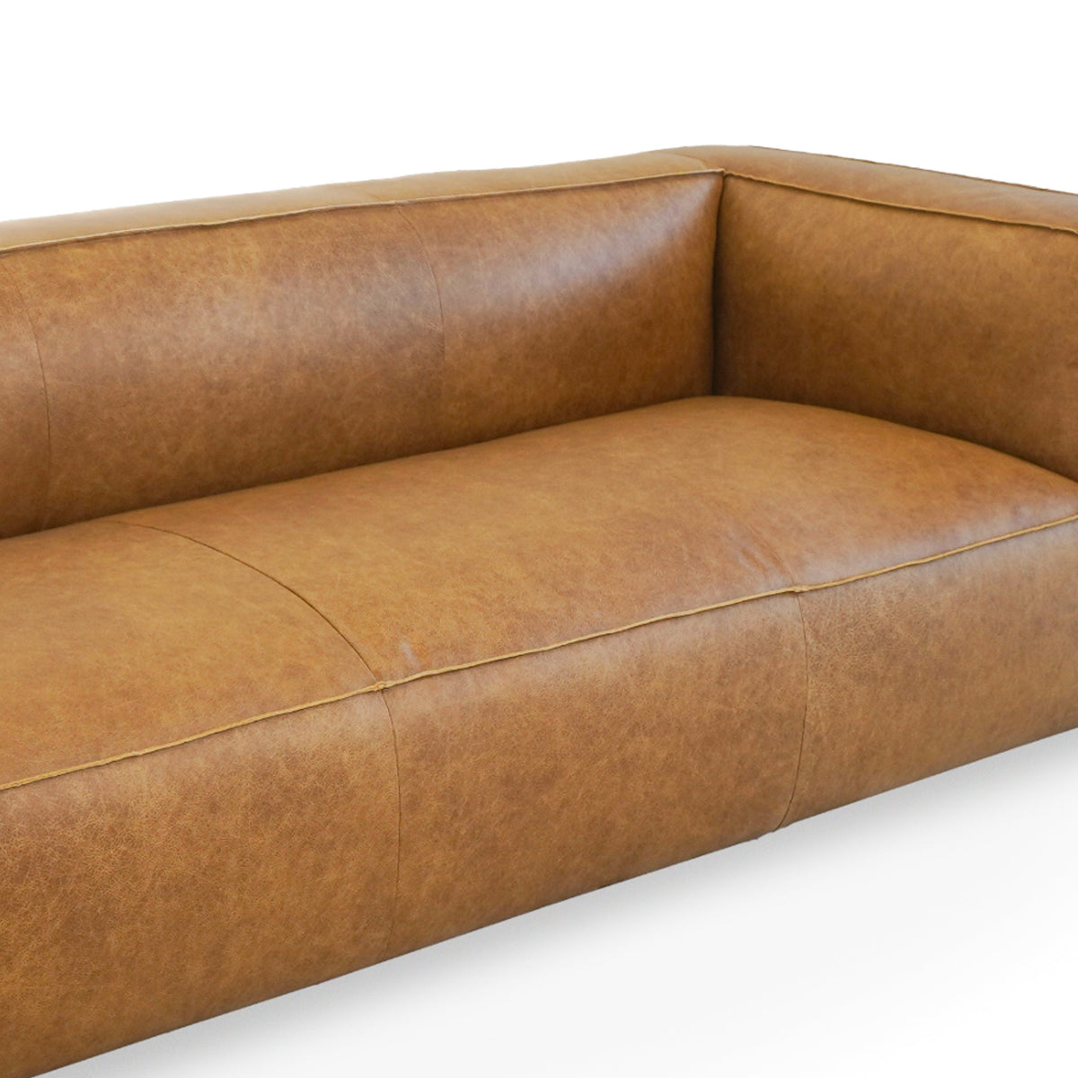Colton Tan Leather Sofa from Ashcroft Furniture - Luna Furniture