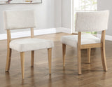 Colvin Toffee/White Round Marble Top Dining Room Set from Steve Silver - Luna Furniture