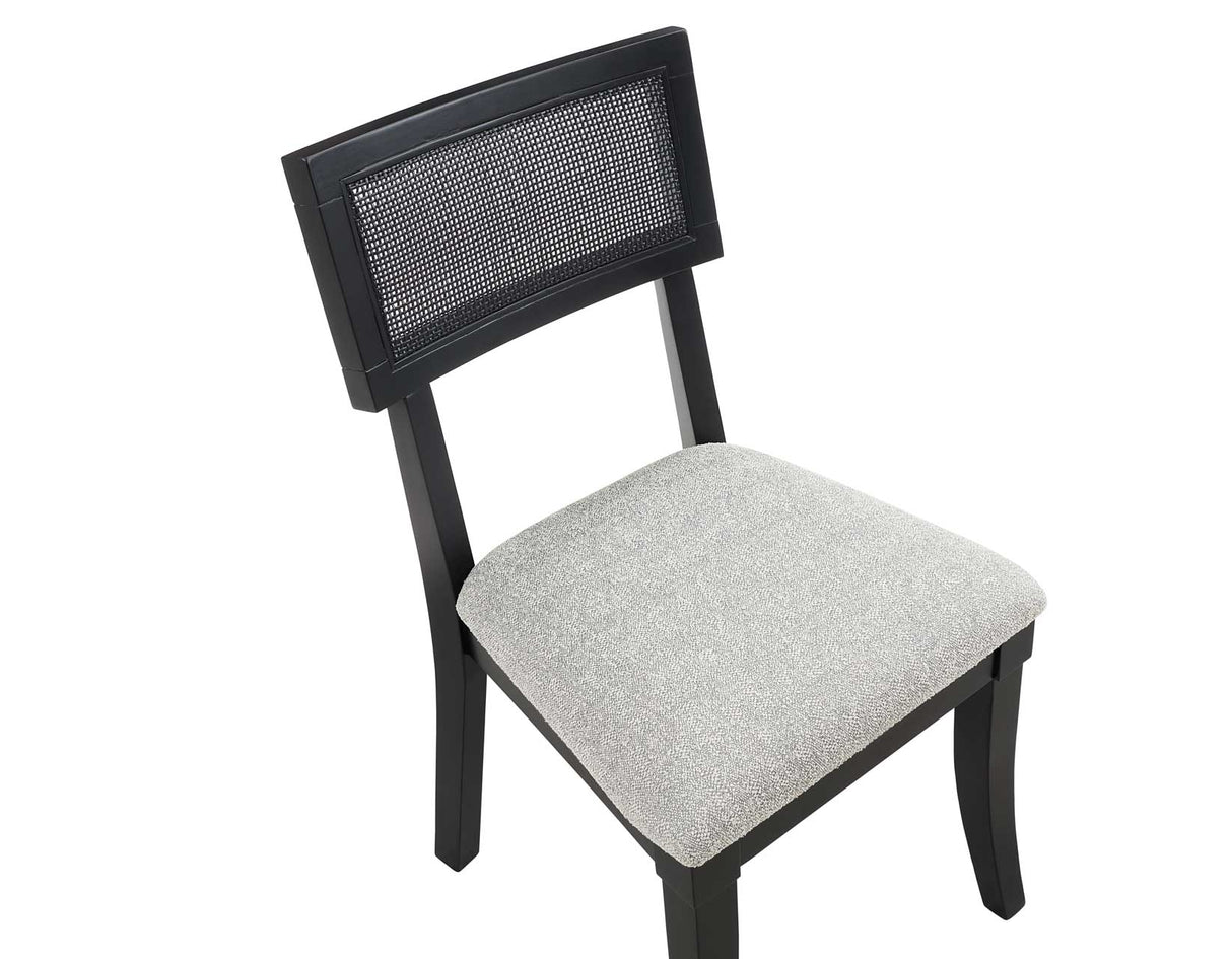 Colvin Cane Side Chair, Black from Steve Silver - Luna Furniture