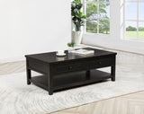 Concord Distressed Java 2-Drawer Rectangular Coffee Table from Coaster - Luna Furniture