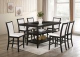Condor White/Espresso 7-Piece Counter Height Set from Happy Homes - Luna Furniture
