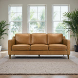 Cooper Tan Genuine Leather Sofa from Midinmod - Luna Furniture