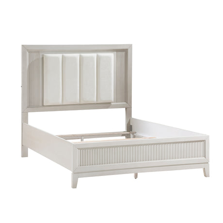 Cornwall Antique White 5-Piece Bedroom Set (Queen Bed, Nightstand, Dresser, Mirror, Chest) from Homelegance - Luna Furniture