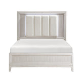 Cornwall Antique White 5-Piece Bedroom Set (Queen Bed, Nightstand, Dresser, Mirror, Chest) from Homelegance - Luna Furniture
