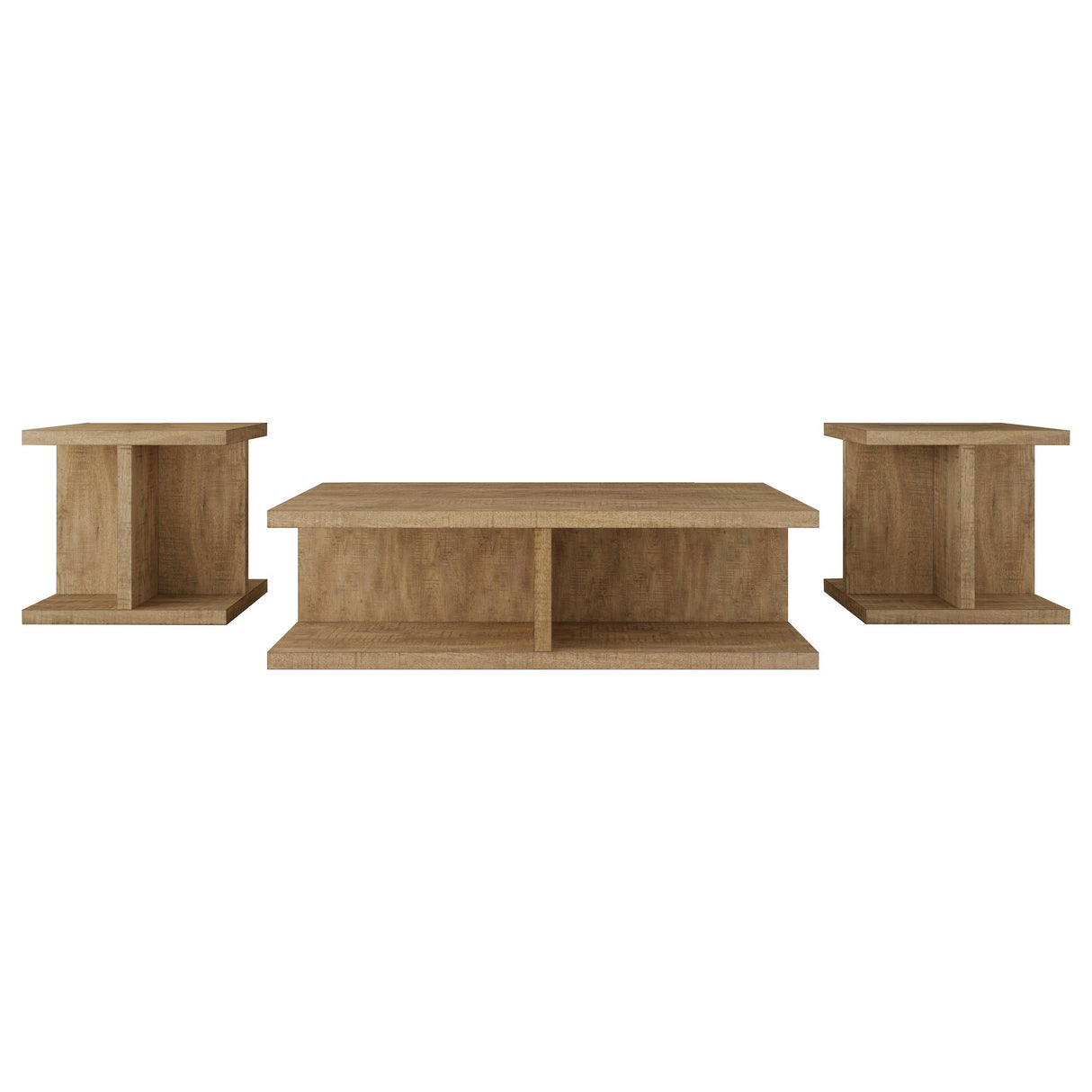 Cortona Mango 3-Piece Coffee and End Table Set from Coaster - Luna Furniture
