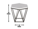 Corvus 3-Piece Marble Top Set(Cocktail & 2 End Tables) from Steve Silver - Luna Furniture